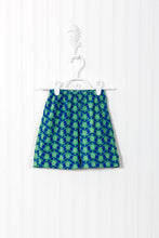 Boys Elastic Waist Shorts -Green Turtle